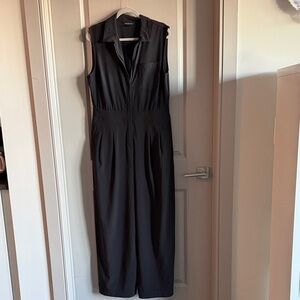 Athleta Black Sleeveless Jumpsuit